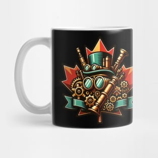 Steampunk Canada Day Mug